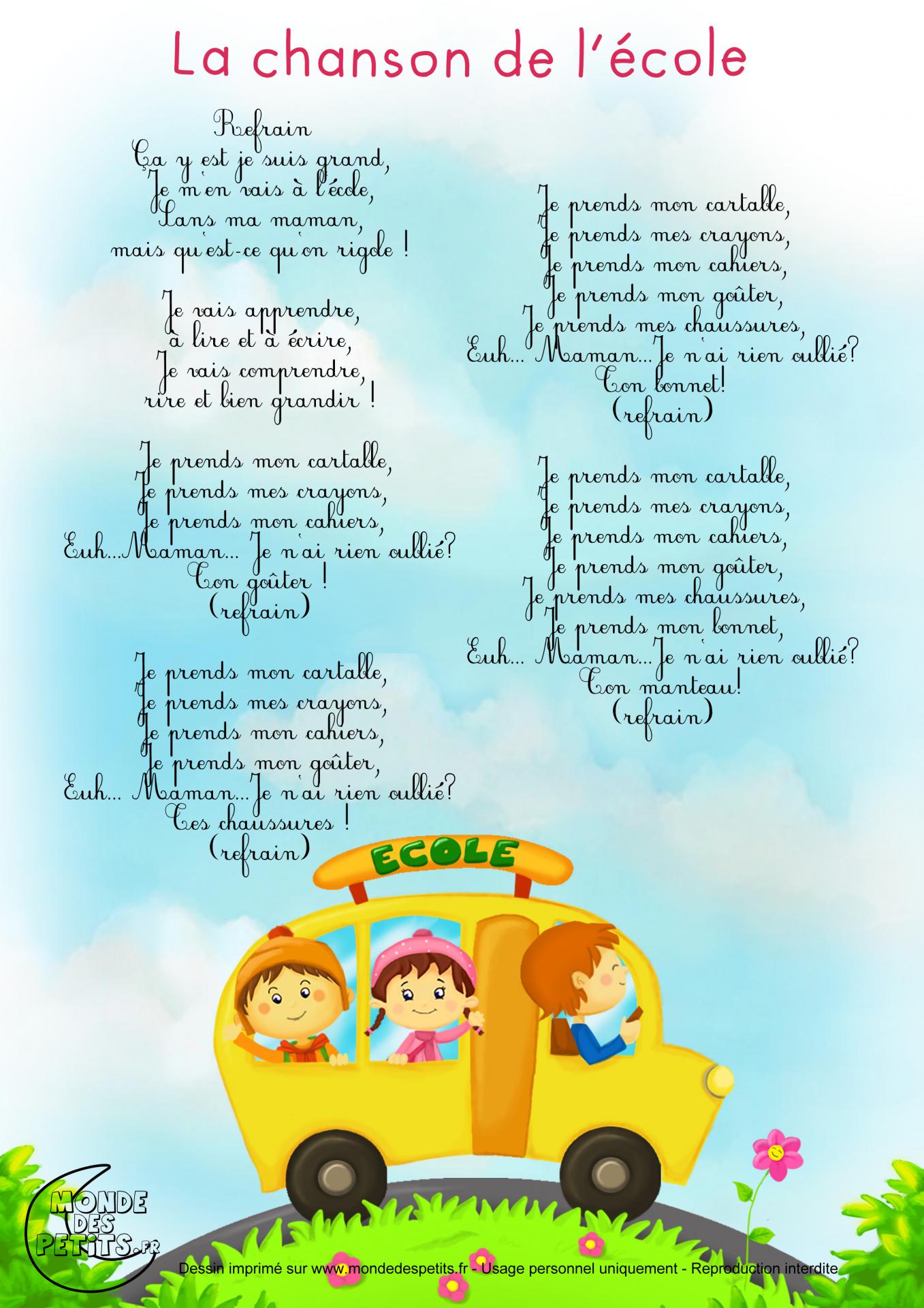 comptine-paroles-ecole